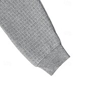 baratos Suéteres básicos-Homens Moletom Moletom com zíper Preto Branco Azul Marinha Cinza Claro Cinzento Escuro Meio Zíper Bloco de cor Bolso frontal Textura Desportos e Ar livre Diário Feriado Poliéster Roupa de rua Básico