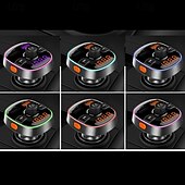 お買い得  車用Bluetoothキット/ハンズフリー-お買い得価格の売れ筋モデル FMトランスミッター 車載MP3プレーヤー ブルートゥース電話充電器 音楽ハンズフリー付き