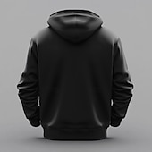 cheap Men&#039;s 3D Hoodies-Men&#039;s Eagle Hoodies Sweatshirt Outerwear Hooded Sweatshirt Crew Neck Fashion 3D Print Party Holiday Streetwear Black Purple Drawstring Fall Winter Designer