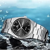 cheap Quartz Watches-New Fashion Trend Mineral Reinforced Glass Lens Waterproof Night Light Calendar Sunday Display Business Leisure Sports Handsome And Stylish Men&#039;S Watch