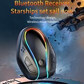 Χαμηλού Κόστους Σετ Bluetooth Αυτοκινήτου/Hands-free-δέκτης bluetooth αυτοκινήτου 5.0 για ακύρωση θορύβου αυτοκινήτου προσαρμογέα bluetooth aux δέκτης μουσικής bluetooth για οικιακό στερεοφωνικό/ενσύρματα ακουστικά/κλήσεις handsfree 16 ώρες διάρκεια