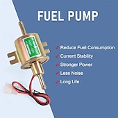 abordables Outils de réparation pour véhicule-Kit de pompe à carburant électrique universelle 12 V/24 V 3-6 psi basse pression avec filtre à carburant 6,56 pi 5/16&quot; de diamètre intérieur Remplacement de la conduite de carburant pour carburateur