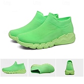 preiswerte Sneaker für Herren-Rote Flyknit-Sneaker für Herren, leichte und atmungsaktive, stylische Freizeitschuhe für den Alltag, Outdoor-Aktivitäten und Sport