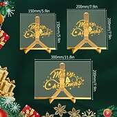 お買い得  お子様へのクリスマスプレゼント-色付き LED メモボード、照明付きアクリル ホワイトボード、アクリル メッセージ ボード、色付き照明付きアクリル 付箋ボード、調節可能なスタンドと 7 本のペン付きメモ帳