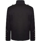 cheap Tops-Retro Vintage Rococo Coat Masquerade Circus Jacket Prince Aristocrat Sequins Men&#039;s Carnival Masquerade Event / Party Adults&#039; Coat Spring Fall &amp; Winter