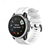levne Pásky na hodinky Garmin-Pásek hodinek pro Garmin Fenix 8 43mm 7S Pro 6S 5S Plus Epix Pro 42mm Approach S70 42mm Instinct 2S Descent Mk2S D2 Delta S 20mm Silikon Výměna, nahrazení Popruh Nastavitelný Sportovní značka Náramek