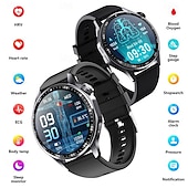 abordables Bracelets connectés-696 F210 Montre intelligente 1.55 pouce Montre intelligente avec bracelet Bluetooth ECG + PPG Podomètre Rappel d&#039;Appel Compatible avec Android iOS Hommes Mode Mains-Libres Rappel de Message IPX-0