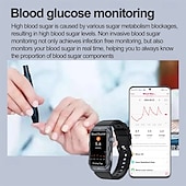 tanie Inteligentne bransoletki-696 TK79 Inteligentny zegarek 1.47 in Inteligentne Bransoletka Bluetooth EKG + PPG Monitorowanie temperatury Krokomierz Kompatybilny z Android iOS Damskie Męskie Powiadamianie o wiadomości IPX-0 27mm