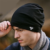 abordables Gorros-Gorros Hombre Mujer Gorro para senderismo Portátil Resistente al Viento Templado para Pesca Playa Camping / Senderismo / Espeleología Letra y Número Poliéster Invierno Otoño