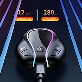 Χαμηλού Κόστους Σετ Bluetooth Αυτοκινήτου/Hands-free-δέκτης bluetooth αυτοκινήτου 5.0 για ακύρωση θορύβου αυτοκινήτου προσαρμογέα bluetooth aux δέκτης μουσικής bluetooth για οικιακό στερεοφωνικό/ενσύρματα ακουστικά/κλήσεις handsfree 16 ώρες διάρκεια