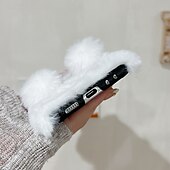 Недорогие Чехлы для Samsung-телефон Кейс для Назначение Z-флип 6 Z Flip 5 Z Flip 4 Z Flip 3 Кейс на заднюю панель со стендом Защита от удара Ретро Плюш