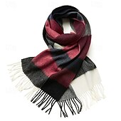 economico Accessori Elite da Uomo-Per uomo Sciarpa rettangolare Scuola Natale All&#039;aperto Rosa Rosso Sciarpa
