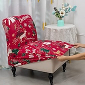 baratos Capa do sofá futon.-Capa para cadeira de acento sem braços, capa protetora para cadeira de chinelo, elastano elástico removível para cadeira sem braços, protetor de móveis para sala de estar, sala de jantar, hotel