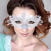 cheap Mask-Phantom Of The Opera Queen Carnival Mask Venetian Mask Columbina Adults&#039; Women&#039;s Half Face Party Masquerade Carnival of Venice Halloween Carnival Mardi Gras Easy Carnival Costume