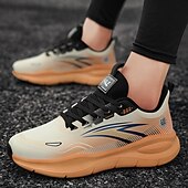 billige Sneakers til herrer-løpesneakers med varmt fôr for menn, lette, polstrede atletiske sko med snøredesign for vintersport utendørs og daglig bruk