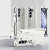 economico Cover Samsung-telefono Custodia Per Piega a Z 6 Z Fold 5 Z Fold 4 Z Fold 3 Per retro Con supporto Resistente agli urti Retrò TPU PC