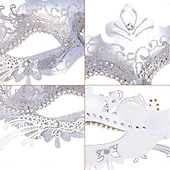 cheap Mask-Phantom Of The Opera Queen Carnival Mask Venetian Mask Columbina Adults&#039; Women&#039;s Half Face Party Masquerade Carnival of Venice Halloween Carnival Mardi Gras Easy Carnival Costume