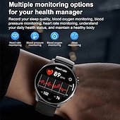 tanie Smartwatche-imosi 1,53 calowy inteligentny zegarek fitness zegarek do biegania bluetooth krokomierz przypomnienie o połączeniach tracker snu kompatybilny z androidem ios kobiety mężczyźni rozmowy bez użycia rąk