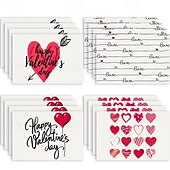 cheap Placemats &amp; Coasters &amp; Trivets-Valentine&#039;s Day Placemats Set of 4 Romantic and Decorative Table Mats Featuring Heart or Rose Patterns Durable and Heat-Resistant Perfect for Adding a Touch of Love to Your Dining Table Decor