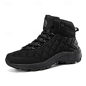abordables Botas de montaña-Botas de senderismo acolchadas para hombre: ligeras, impermeables, suela antideslizante, diseño de caña alta, ideales para aventuras al aire libre.