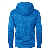 preiswerte Herren Strickjacke-Herren Strickjacke Kurzer Pullover Zip Pullover Reißverschluss Strickpullover Gerippt Stricken Standard Tasche Feste Farbe Mit Kapuze Modisch Klassisch Urlaub Freizeitskleidung Bekleidung Herbst