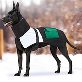 ieftine paltoane-Câini Haine Puffer Jack Jachetă din lână Iarnă Impermeabil Cald Comfortabil În aer liber Interior homewear Mediu Mare