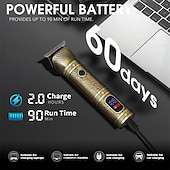 economico Rasatura e depilazione-8 in 1 regolabarba per uomo zero gapped trimmer grooming kit rasoi uomo per la rasatura viso baffi, corpo naso peli trimmer cordless con supporto
