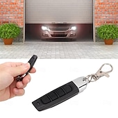 cheap Home Appliances-Remote Switch Wireless 433.92MHZ Garage Door Opener Cloning Remote Key with Keychain Learn Button for Car Overhead Door Gate LED Light