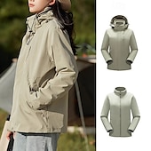 halpa Fleece ja 3 in 1 takit-Miesten Naisten Softshell-takki Vaellustakki Talvi ulko- Tuulenkestävä Vedenkestävä 3-in-1-takki Fleecetakit Tuulitakki takki Matkailu Musta Keltainen Armeijan vihreä Punainen Purppura