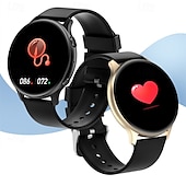 billige Smartklokker-ny mx15 smartwatch bluetooth ringe puls kroppstemperatur stemmeassistent 1.32 rund skjerm utvidelsesløsning kroppstemperaturmåling bluetooth call bluetooth musikk ai stemmeassistent