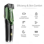 preiswerte Rasierer &amp; Epilierer-Vakuum-Bartrasierer, per USB aufladbarer Vakuum-Rasierer, Haarschneider, waschbarer Friseur-Haarschneider, Geschenke für Männer