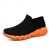 preiswerte Sneaker für Herren-Rote Flyknit-Sneaker für Herren, leichte und atmungsaktive, stylische Freizeitschuhe für den Alltag, Outdoor-Aktivitäten und Sport