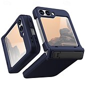お買い得  サムスン用ケース-電話 ケース 用途 Zフリップ6 バックカバー スタンド付き 耐衝撃 レトロ風 TPU PC