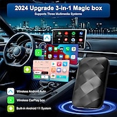 Недорогие автомобильные адаптеры-беспроводной адаптер carplay &amp;беспроводной адаптер android auto для iphone ai box потоковое устройство для автомобилей с oem проводным carplay magic link carplay