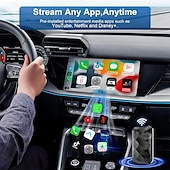 Недорогие автомобильные адаптеры-беспроводной адаптер carplay &amp;беспроводной адаптер android auto для iphone ai box потоковое устройство для автомобилей с oem проводным carplay magic link carplay