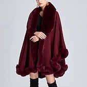 cheap Faux Fur Wraps-Faux Fur Wraps Elegant Cute Ladies Long Sleeve Rabbit Fur Wedding Wraps With Pure Color For Formal Spring