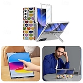 olcso Samsung-tokok-Telefontok Z Fold 6 pénztárca tok állványtartóval ceruzatartó ütésálló retró TPU PC