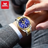 ieftine Ceasuri Quartz-Ceas de mână pentru bărbați quartz fashion casual cu lumina impermeabil decorativ din oțel