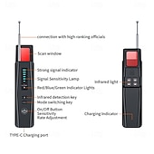 preiswerte Sensoren &amp; Alarmanlagen-versteckte Kamera Infrarot-Detektor Anti-Spion Auto GPS-Tracking Abhörgerät RF Wireless Signal Scanner Gadget Sicherheitsschutz