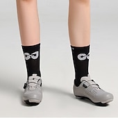 cheap Running Socks-Athletic Sports Socks Running Socks 1 Pair Color Block Men&#039;s Socks Compression Socks Anti-Slip Breathable Sweat wicking Comfortable Gym Workout Football / Soccer Running Jogging Cycling Sports Color