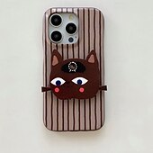 abordables Carcasas iPhone-teléfono Funda Para iPhone 16 Pro Max Plus iPhone 16 iPhone 16 Pro iPhone 15 Pro Max Plus iPhone 15 iPhone 14 Pro Max iPhone 13 Pro Max Funda Trasera con Soporte Antigolpes Retro TPU Cuero de PU