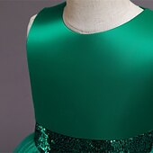 economico Vestiti per serate-Bambino Da ragazza Vestito da festa Tinta unica Senza maniche Prestazioni Compleanno Retato Bellissimo Dolce Poliestere Asimmetrico Vestito da festa Vestito svasato Abito linea A Estate 4-12 anni