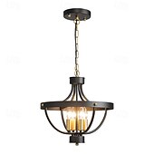 economico Luci a sospensione-Lampadario a 4 luci per sala da pranzo, lampada a sospensione per isola, 110-240 V, 41 cm