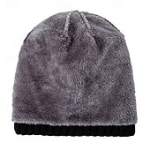 economico Cappello a cuffia-Per uomo Unisex Cappello a cuffia Cappelli invernali Berretti 骷髅头毛线帽 Cappello lavorato a maglia Rosso Kaki Fibra acrilica Lavorato a maglia Accogliente Da tutti i giorni Per uscire Color Block Caldo