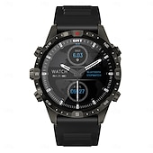abordables Relojes inteligentes-Reloj inteligente gt45 para hombre, con bluetooth, llamadas, deportes al aire libre, asistente de voz, brújula, monitoreo de salud, rastreador de actividad física, reloj inteligente