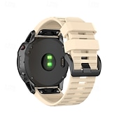 levne Pásky na hodinky Garmin-Pásek hodinek pro Garmin Fenix 8 51mm 7X Pro 6X 5X Plus Epix Pro Tactix 7 Amoled Instinct 2X Quatix Enduro Descent Mk2i Mk2 26mm Silikon Výměna, nahrazení Popruh Nastavitelný Sportovní značka Náramek