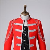 preiswerte Oberteile-Retro Vintage Rokoko Mantel Maskerade Zirkusjacke Prinz Aristokrat Herren Karneval Maskerade Veranstaltung / Fest Erwachsene Mantel Frühling Herbst Winter