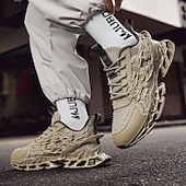 economico Sneakers da uomo-scarpe da ginnastica sportive leggere da uomo a tema drago – design unico della suola scolpita, scarpe da corsa traspiranti e comode per lo sport e lo street style