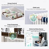preiswerte Haushaltsgeräte-Zigbee-Thermostat-Heizkörperventil, intelligenter Thermostat mit App-Funktionalität, kompatibel mit Alexa/Home Assistant/Google Home, 1 Stück