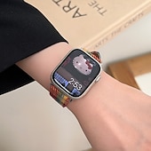 זול להקות Apple Watch-סולו לופ מותאם ל רצועת השעון של Apple Watch 38 מ&quot;מ 40 מ&quot;מ 41 מ&quot;מ 42 מ&quot;מ 44 מ&quot;מ 45 מ&quot;מ 49 מ&quot;מ נשים מתכוונן דמוי עור רצועת שעון חלופית ל iwatch Ultra 2 Series 9 8 7 SE 6 5 4 3 2 1